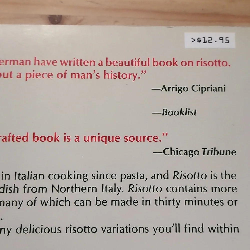 Risotto Cookbook More than 100 Recipes Barrett and Wasserman